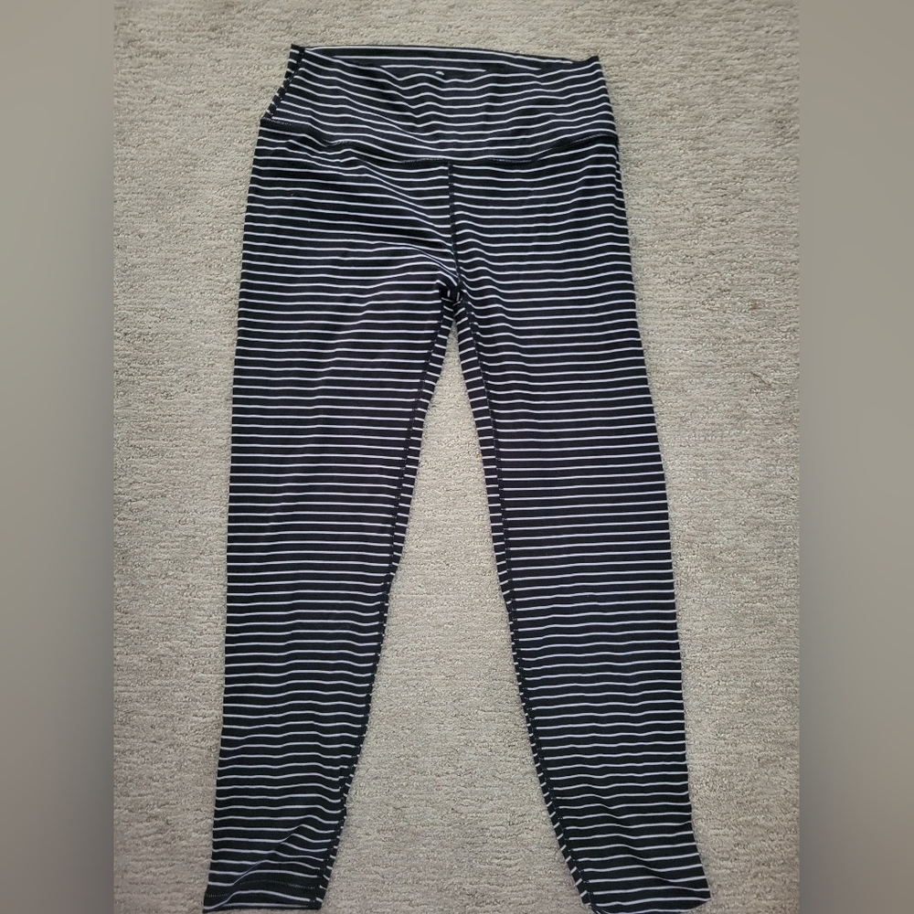 Til You Colapse Striped Leggings